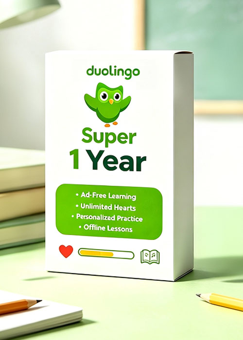 gvqmall, Super Duolingo 1 Year Subscription