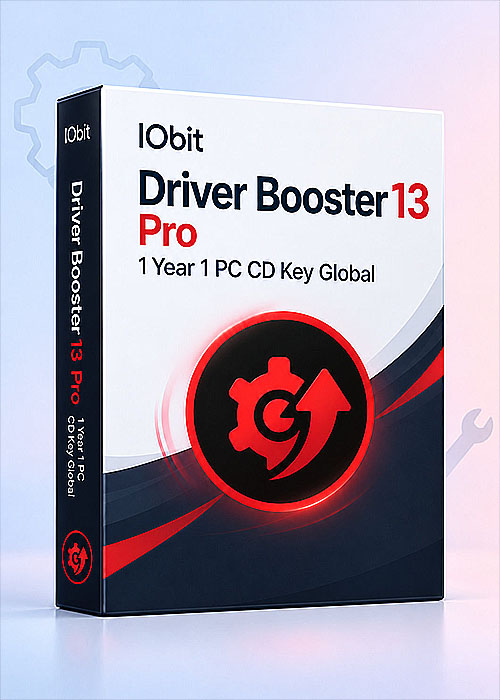 gvqmall, IObit Driver Booster 13 Pro 1 Year 1 PC CD Key Global