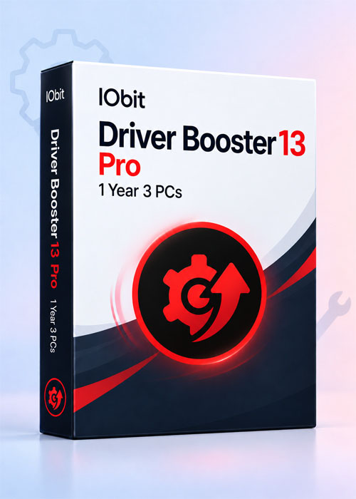 gvqmall, IObit Driver Booster 13 Pro 1 Year 3 PCs CD Key Global
