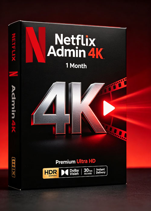 gvqmall, Netflix Admin 4K 1Month