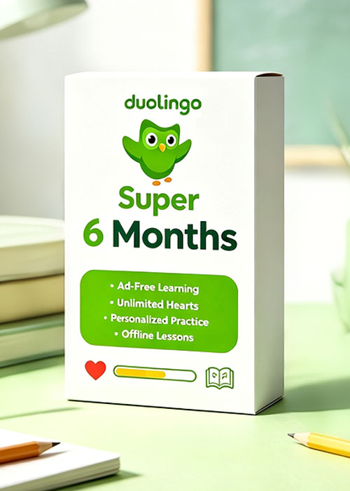 gvqmall, Super Duolingo 6 Months Subscription